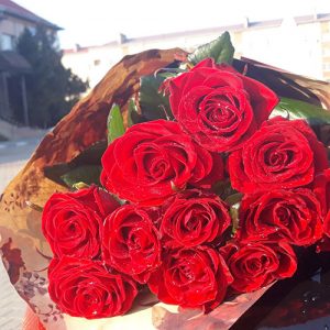 11 червоних троянд в Івано-Франківську фото