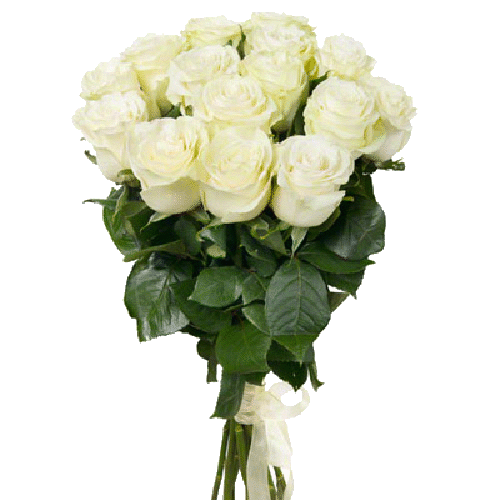 Фото товара 15 білих троянд в Івано-Франківську