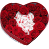 Фото товара 101 троянда в коробці "I love you" в Івано-Франківську