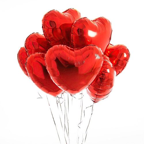 Фото товара Повітряні кульки латексні у формі серця поштучно в Івано-Франківську
