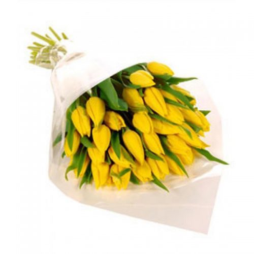 Фото товара 25 жовтих тюльпанів в Івано-Франківську