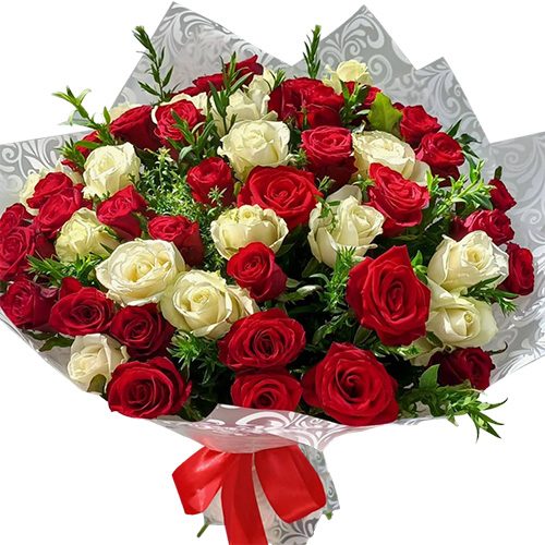 Фото товара Букет "Красуня" 51 троянда в Івано-Франківську