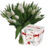 Фото товара 101 червоний тюльпан у коробці в Івано-Франківську