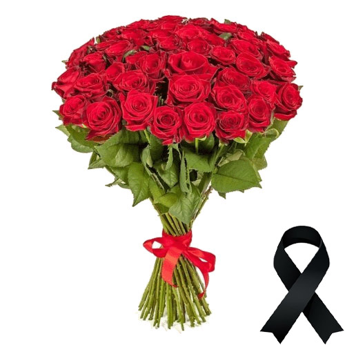 Фото товара 50 червоних троянд в Івано-Франківську