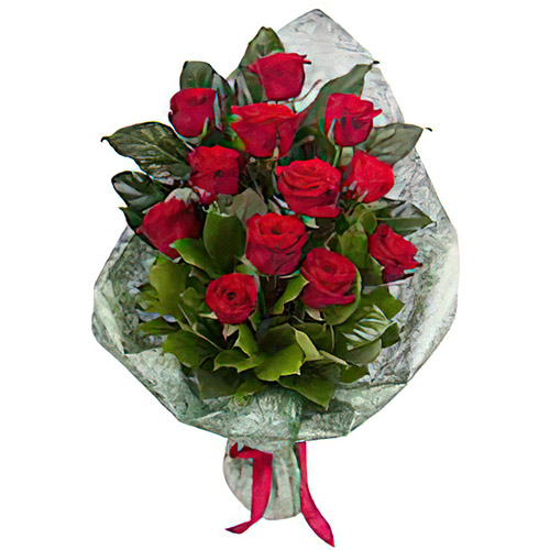 Фото товара 12 червоних троянд в Івано-Франківську