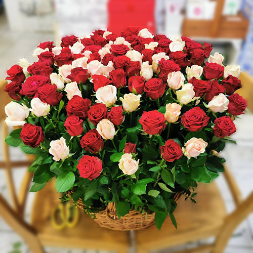 категория товаров 101 троянда в кошику | «Flower IF»